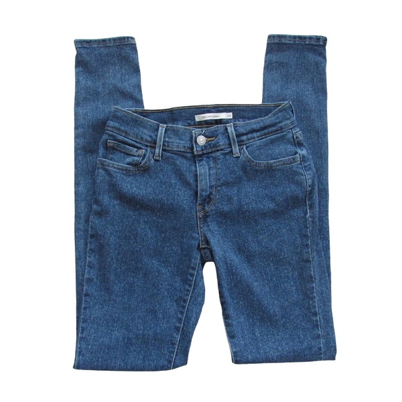 Levi's Denim - Levi’s 710 Super Skinny Jeans Size 26 Medium Wash Mid Rise Pockets Casual